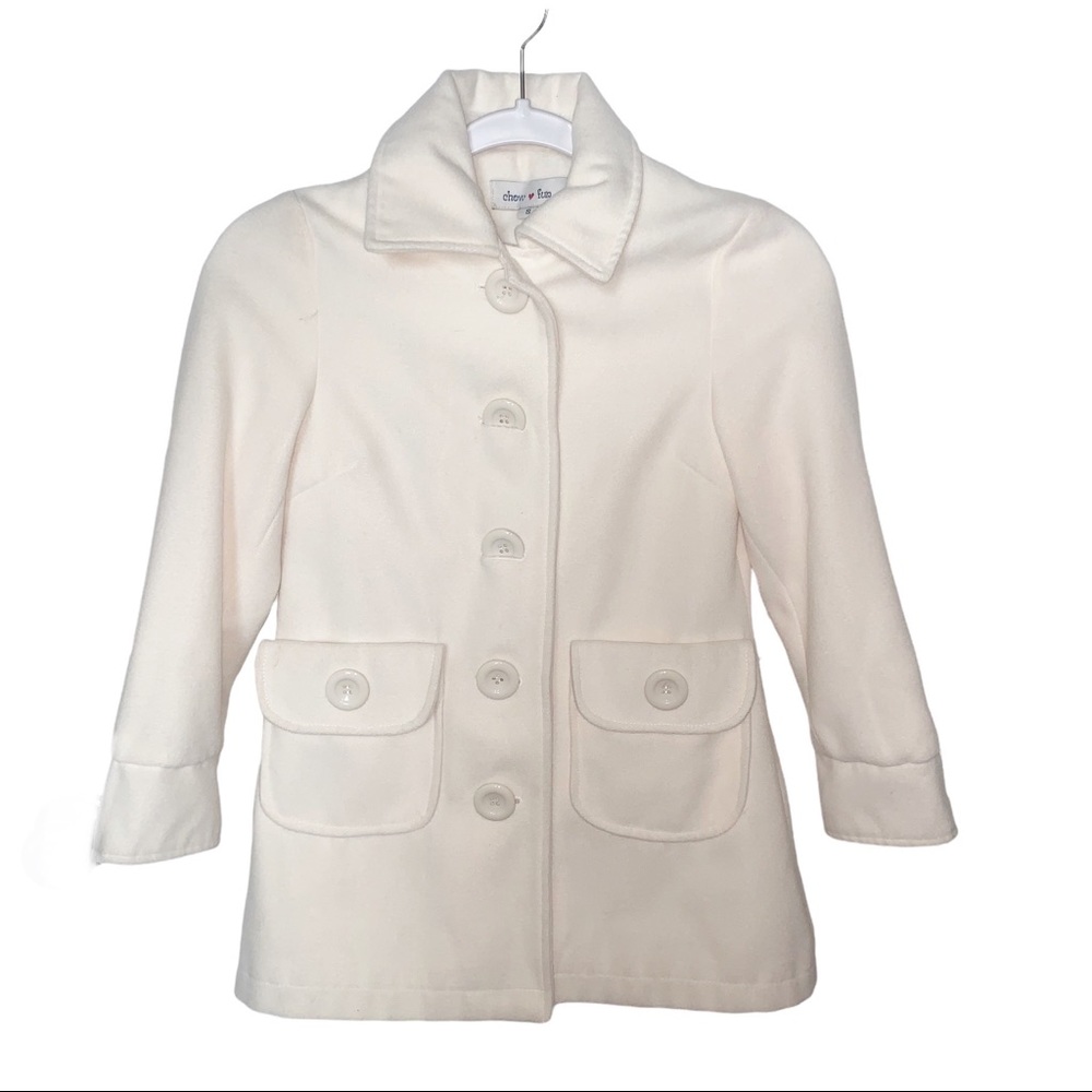GIRLS | Small Winter Dressy Coat Jacket Sz Cream Color